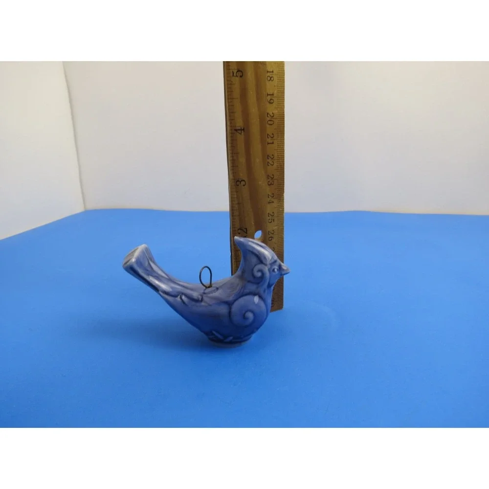 Rookwood Pottery 10071 Blue Cardinal Christmas Ornament 2012